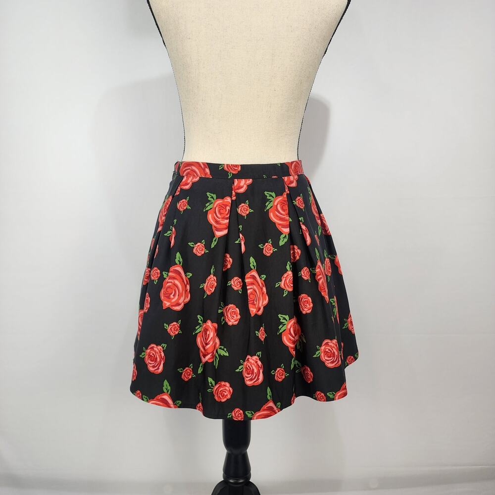Forever 21 Red Rose Skirt with Tulle Size 31 - Picture 4 of 8